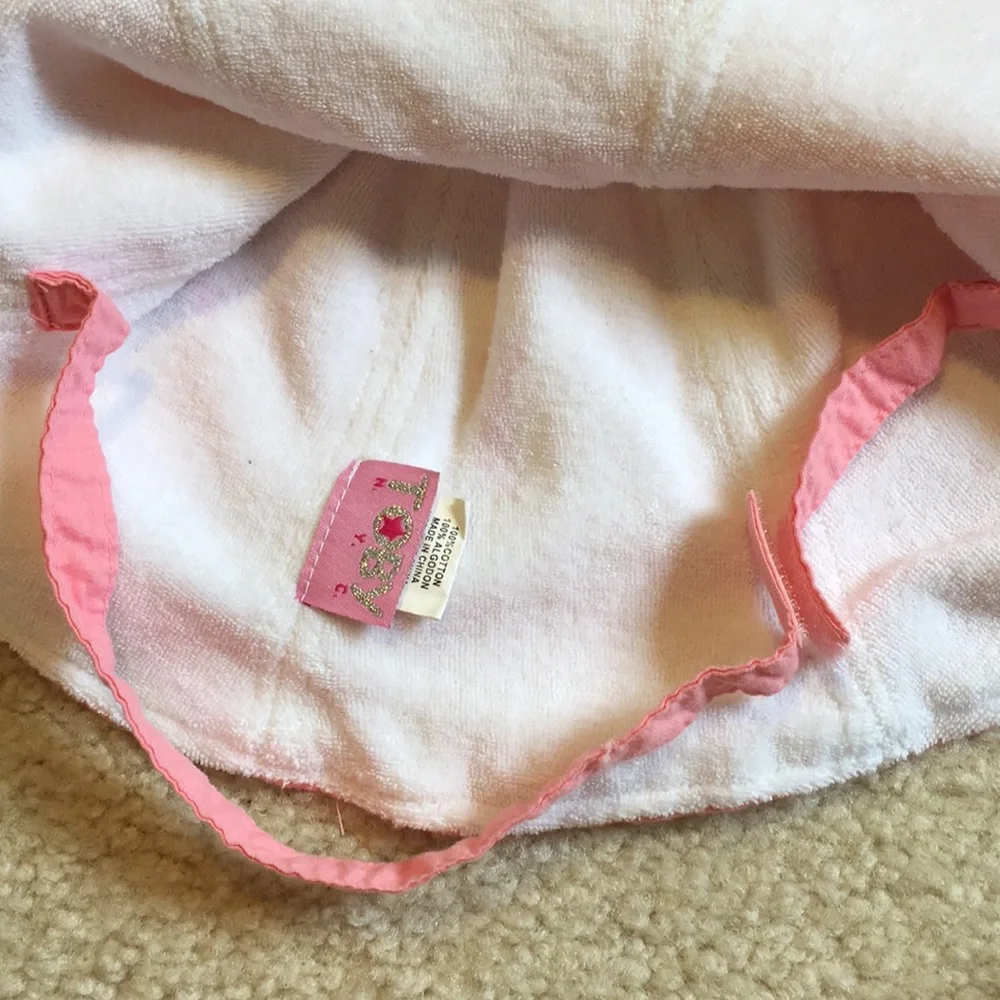 EUC pink embroidered hat